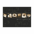 Floral Thoughts Sympathy Card - Silver Lined White Envelope